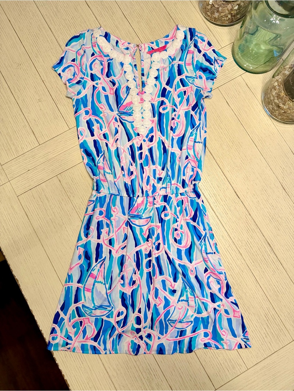 Lilly Pulitzer XS reble skort romper - reel nauti | NWOT